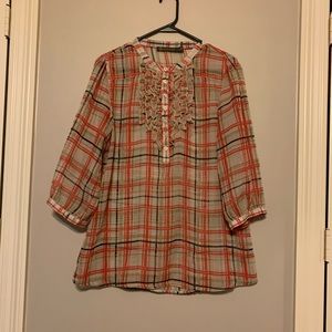 Banana Republic Outback Red Blouse